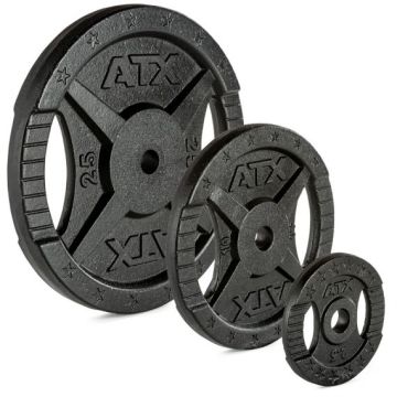 ATX® 2-Grip - Hantelscheiben Guss 30 mm - 0,5 bis 25 kg