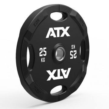 ATX Polyurethan 4-Grip Hantelscheiben 50 mm - 1,25 kg bis 25 kg