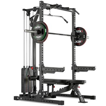 ATX® Half Rack 620 - Komplettsystem inkl. Latzugstation - Stack Weight