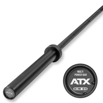ATX® Cerakote Multi Bar - Langhantelstange in Graphite Black