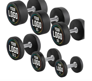 PRO-Style – Rubber Dumbbell / Kompakthanteln von 2,5 - 60 kg - personalisierbar