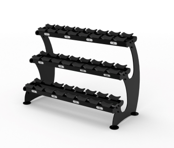 Watson Dumbbell Rack 3 Etagen - in 3 Größen