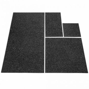 Gymfloor Bodenschutzplatten 10 mm - grau - verschiedene Größen