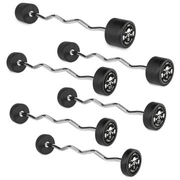 ATX PRO-Style – SZ-Kompakthanteln – gummiert 10 – 50 kg - mit Barbell Club Logo