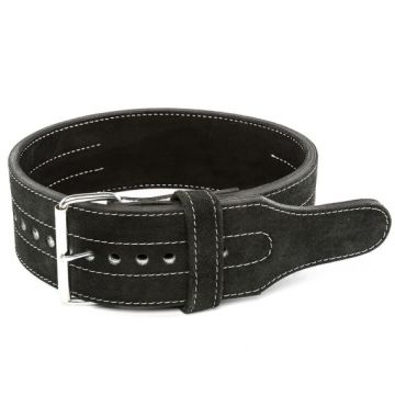 ATX® Power Belt - Veloursleder - schwarz -  Gr. S-XXL