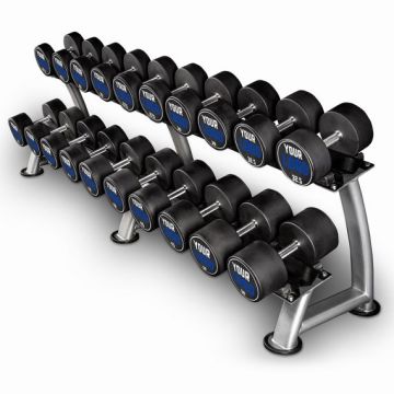 Urethan Dumbbell - Komplettsätze - 2,5 kg Steigung - personalisierbar