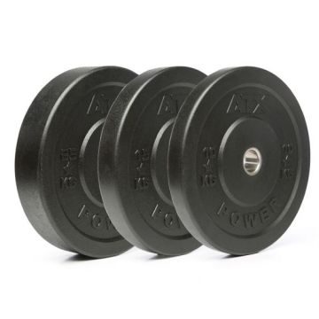 ATX® Rough Rubber Bumper Plate 5 - schwarz - 5 bis 25 kg