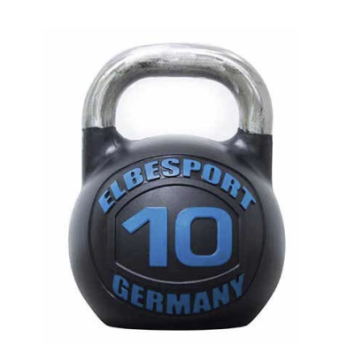 ELBESPORT Wettkampf Kettlebell Gummi - 8 bis 40 kg